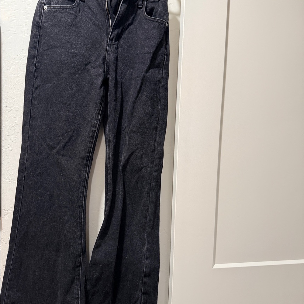 Princess Polly Black Flare Jeans